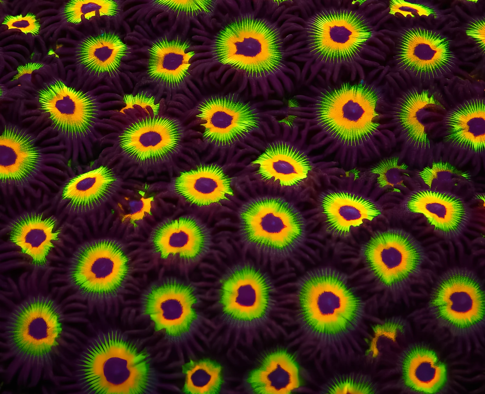 Bob Marley zoanthid colony